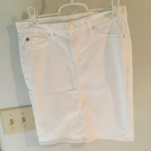 Hudson white denim skirt-denim size 24 (00)